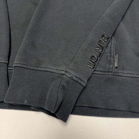 Burton Hoodie Sweatshirt Mens Large Black Snowboard Streetwear 24x25.5 - Picture 9 of 16